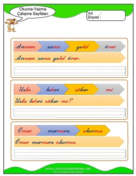 ö sesi Çalışma Sayfaları